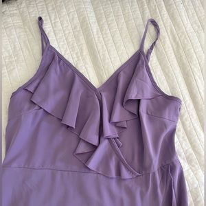 Darling Lavender Wrap dress